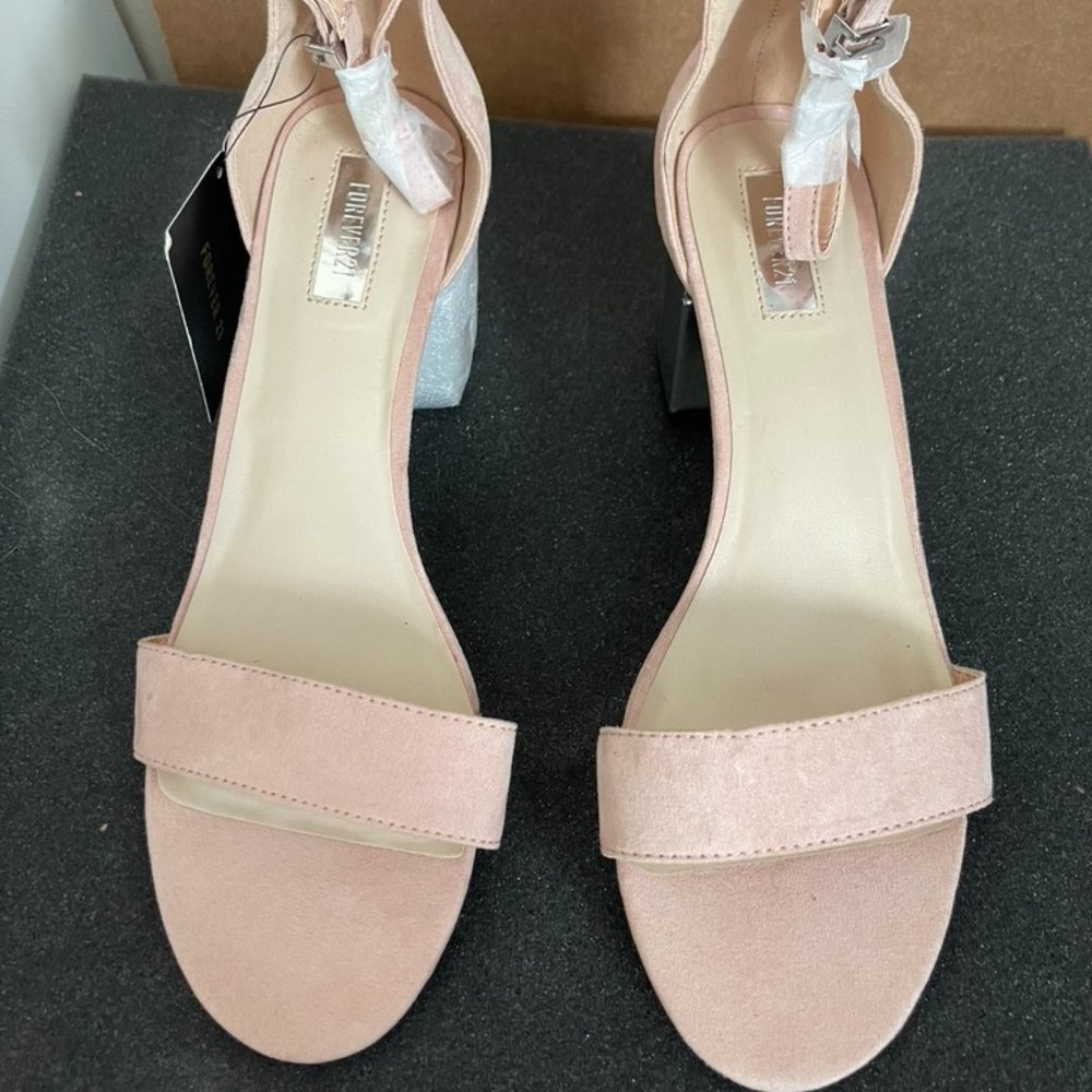 blush sandals